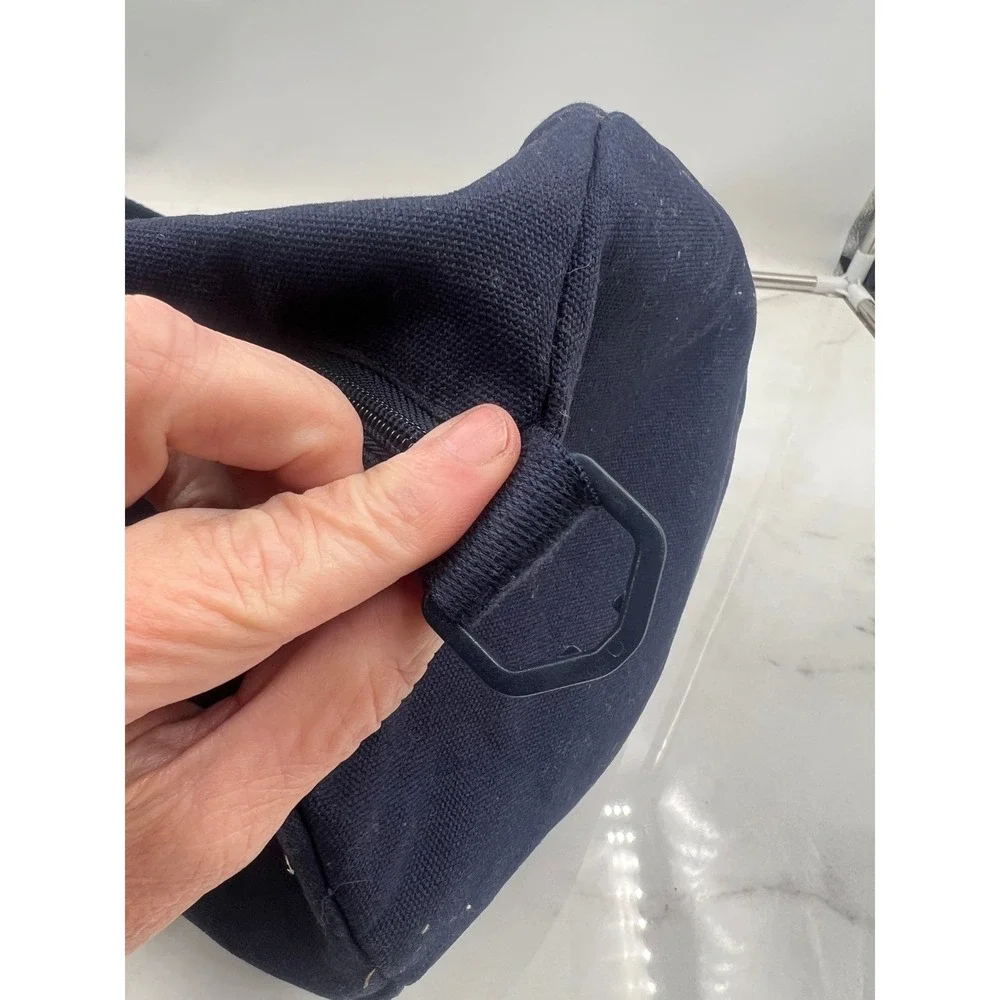 Polo Ralph Lauren Fragrances Navy Blue Canvas Duffel Bag Weekend Travel Gym Bag
